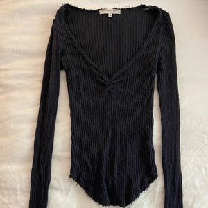 Urban Outfitters | Dark Gray Long Sleeve Top